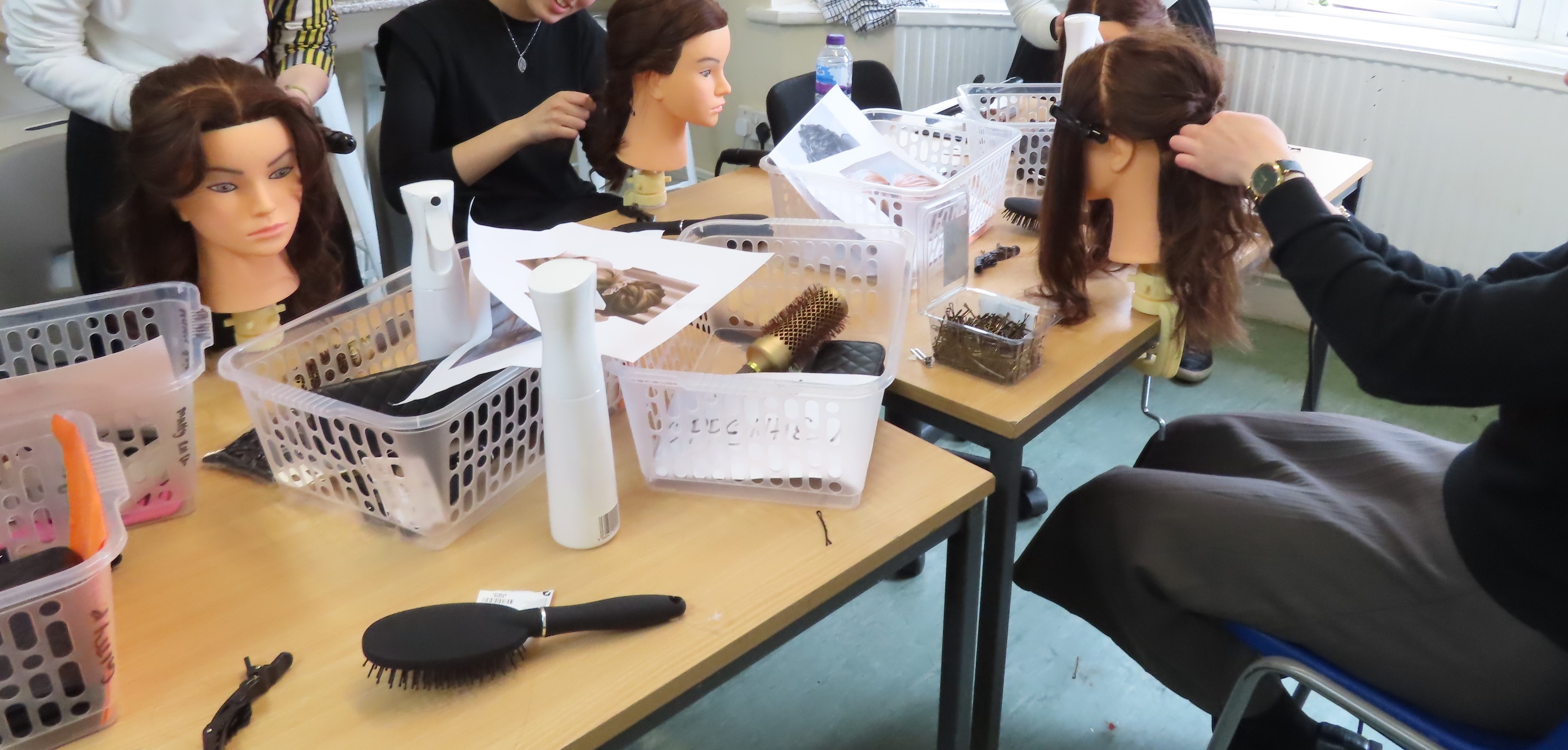 Vocational hairdressing training